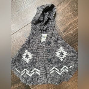 Knit Poncho for Baby